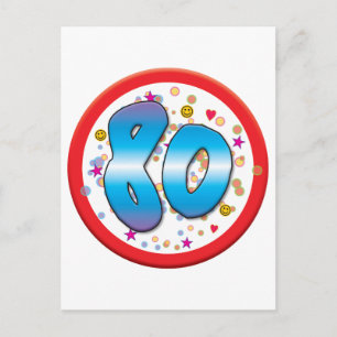 Carte Postale 80e anniversaire