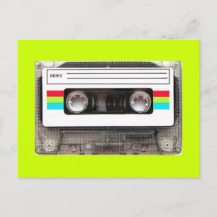 Carte Postale 80s casette tape