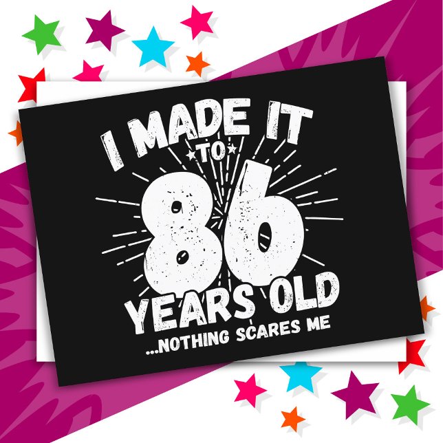 Carte Postale 86 Ans Mème Sarcastique Mème drôle 86ème Anniversa (Créateur téléchargé)