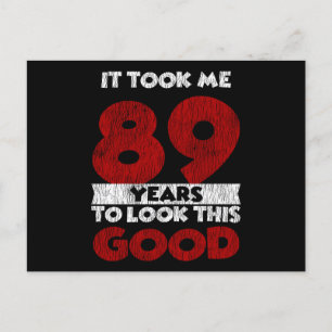 Carte Postale 89 ans Joyeux Anniversaire J'ai l'air bien 89e Ann