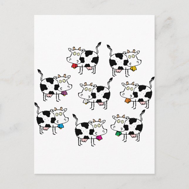 Carte Postale 8 Femme de vache (Devant)