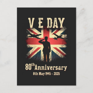Carte Postale 8 mai : 80e anniversaire de la Victoire en Europe 