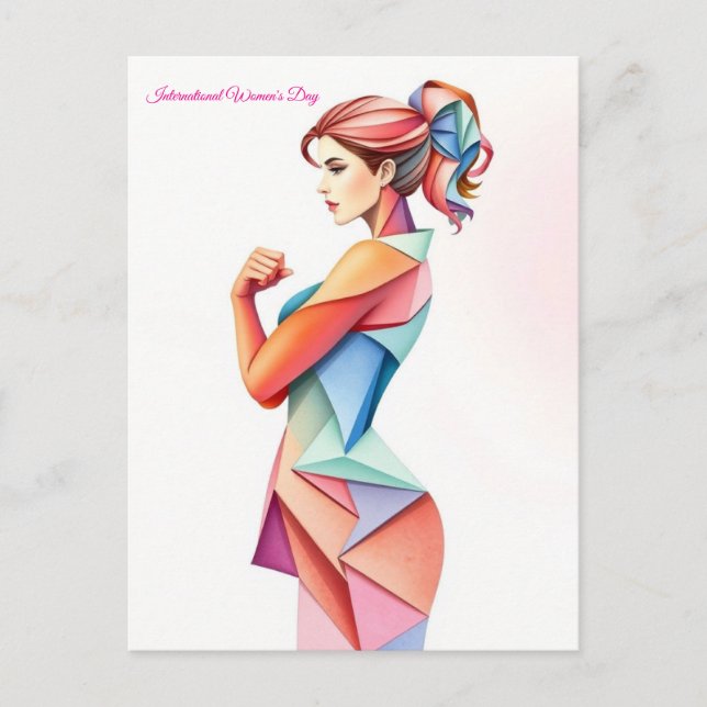 Carte Postale 8 mars Journée internationale de la femme (Devant)