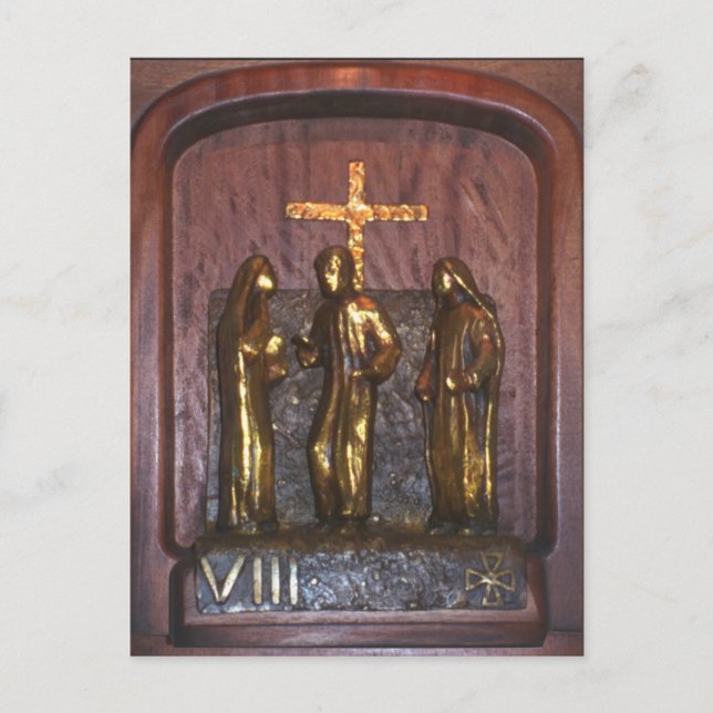 Carte Postale 8e Station du Chemin de Croix (Devant)