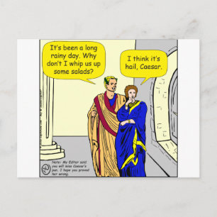 Carte Postale 902 César : dessin animé "Je ferai une salade"