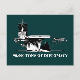 Carte Postale 90 000 tonnes de diplomatie