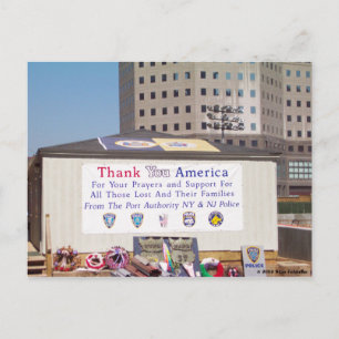 Carte Postale 911 Ground Zero Merci Amérique