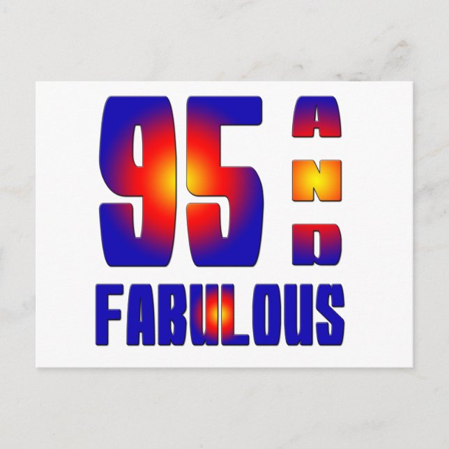 Carte Postale 95 Et Fabuleux (Devant)