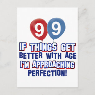 Carte Postale 99ème anniversaire design