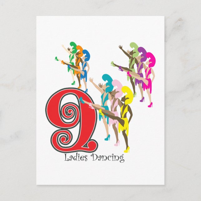 Carte Postale 9 Danses (Devant)