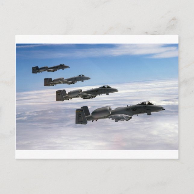 Carte Postale A10 Thunderbolt II (Devant)