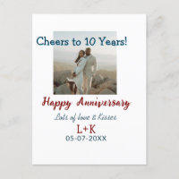 À 10 ans d'anniversaire de mariage ajoutez la phot