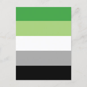 Carte postale à Aromantic Pride Flag