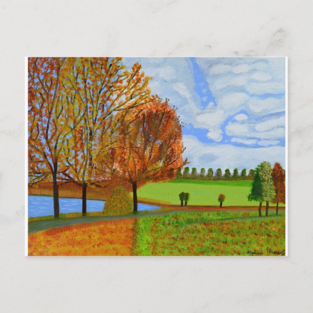 Carte Postale À Autumn Walk (Devant)
