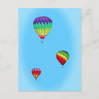 Carte postale à ballon chaud
