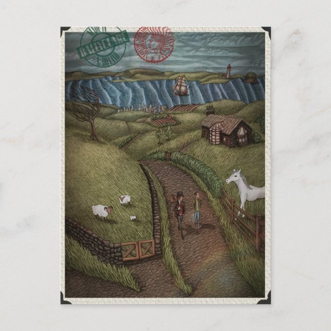 Carte Postale À Ballyclare par Ordovich (Devant)