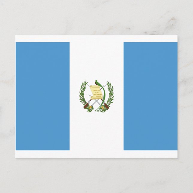Carte Postale A bas prix ! Drapeau du Guatemala (Devant)