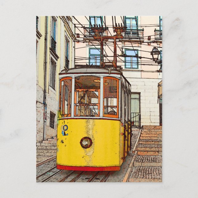 Carte Postale  A Bica de Duarte Belo - Lisboa (Devant)