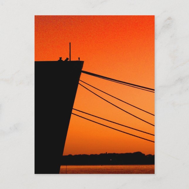 Carte Postale A bord de T.S. Kennedy (Devant)