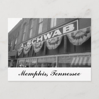 Carte Postale A. Boutique Schwab Memphis Tennessee