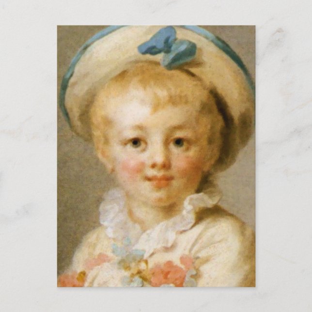 Carte Postale "A Boy as Pierrot" de Jean-Honore Fragonard (Devant)