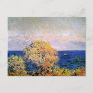 Carte Postale À Cap d'Antibes, vent mistral,