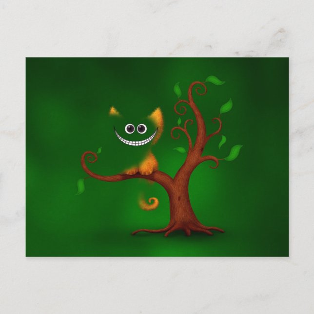 Carte Postale A Cheshire Kitten (Disappearing) (Devant)
