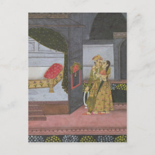 Carte Postale A Couple, illustration de 'Malavi Ragini'