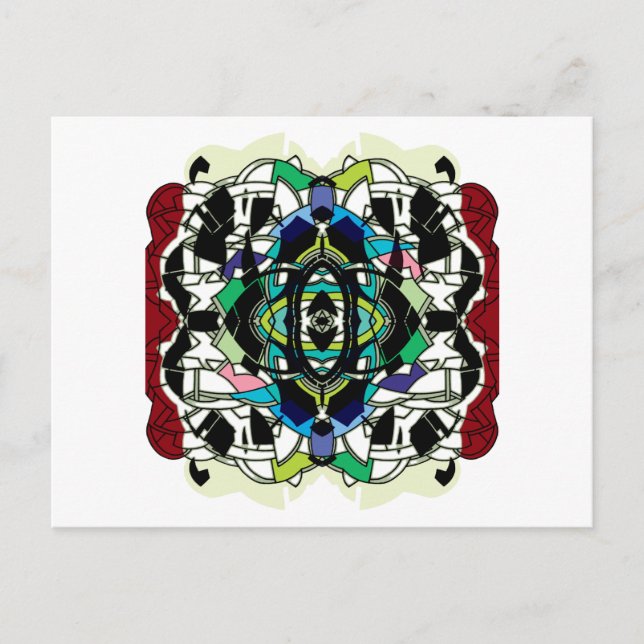 Carte Postale à damiers (Devant)