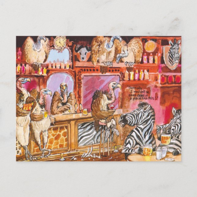 Carte Postale A dangerous bar (Devant)