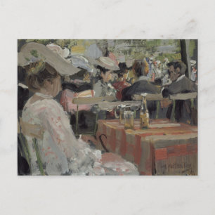 Carte Postale A Garden Restaurant, 1906