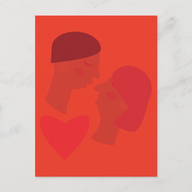 Carte Postale A Kiss (Devant)