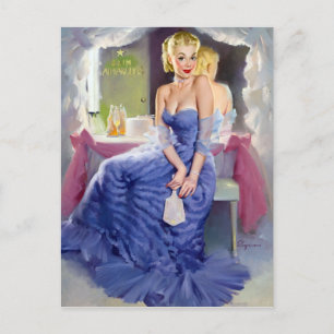 Carte Postale À la broche miroir vers le haut