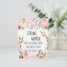 À la force des femmes Aquarelle Pivoines roses 