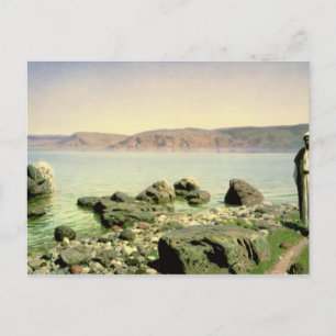 Carte Postale À la mer de Galilée, 1888