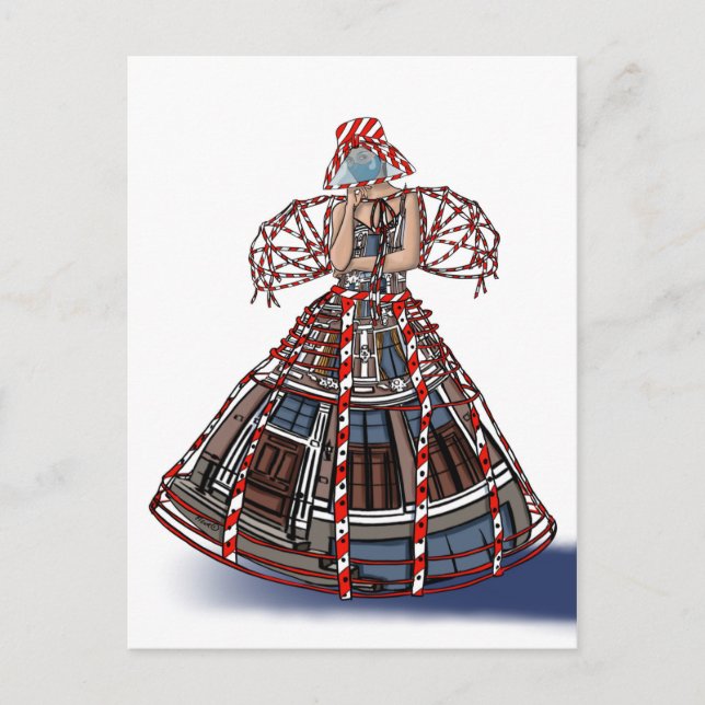 Carte Postale "À la mode" (Devant)