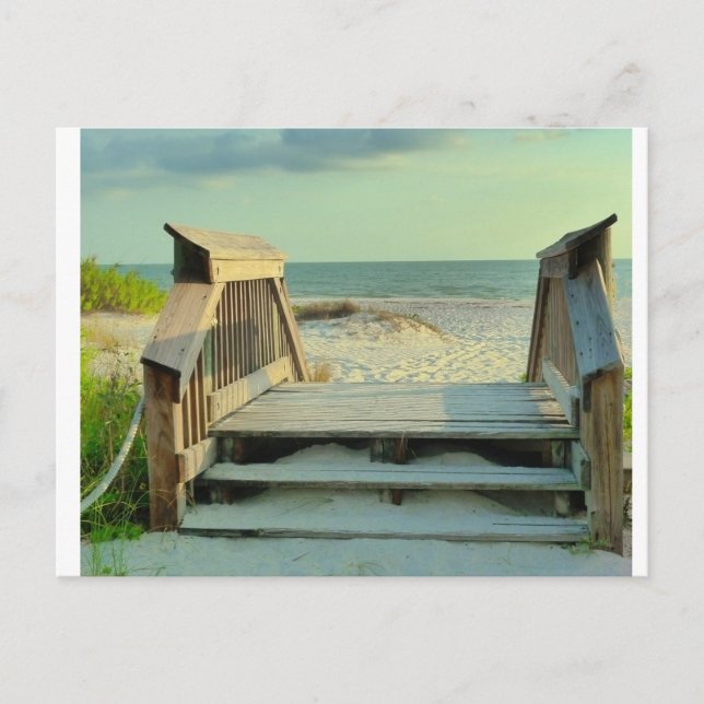 Carte Postale À la plage (Devant)