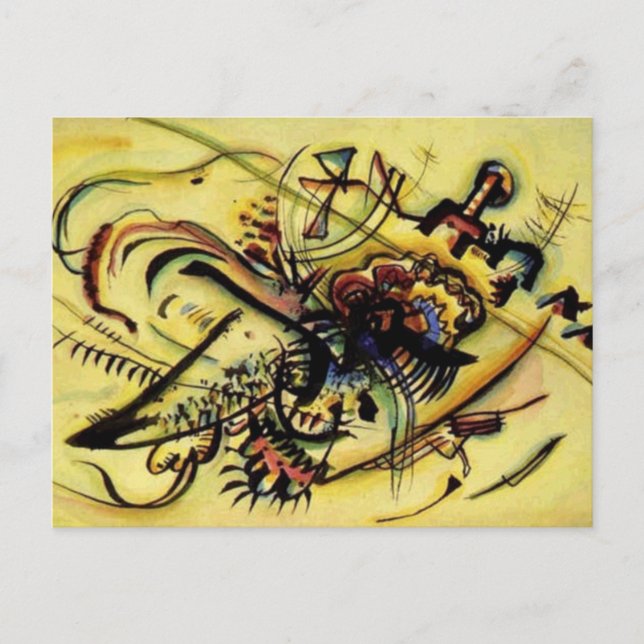 Carte Postale À la voix inconnue de Kandinsky (Devant)