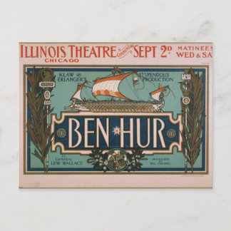Carte Postale À L'Ancien Style Théâtre