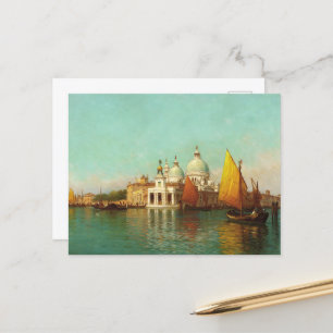 Carte Postale A L'Entrée Du Grand Canal, Venise