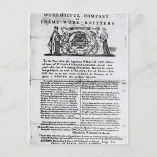 Carte Postale À l'entreprise adorable de charpente-travail-Knitt