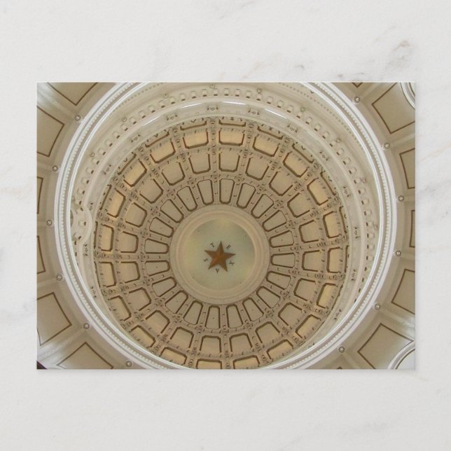 Carte Postale À l'intérieur de la rotonde au Texas Capitol (Devant)