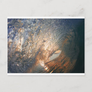 Carte Postale À l'intérieur de l'onde de surf tube