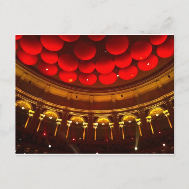 Carte Postale À l'intérieur du Royal Albert Hall (Devant)
