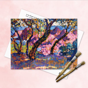 Carte Postale À l'ombre des pins Théo van Rysselberghe