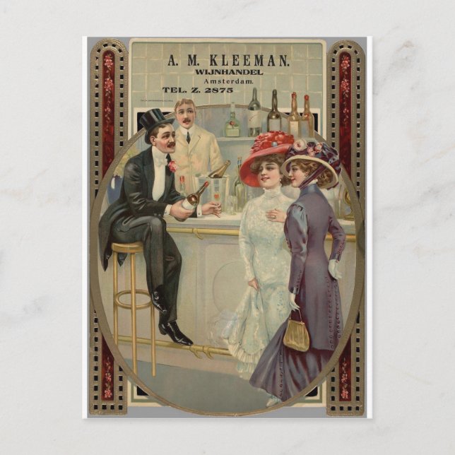 Carte Postale A.M. Kleeman Whiskey 1900-1925 (Devant)