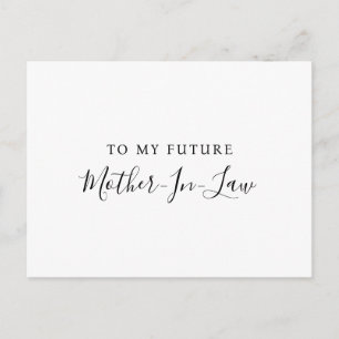Carte postale à ma future belle-mère