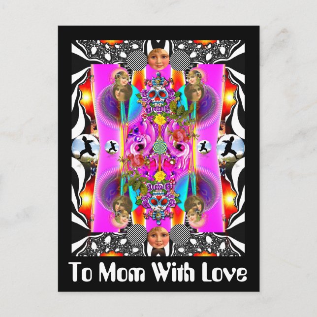 Carte Postale À Maman Avec Amour (Devant)