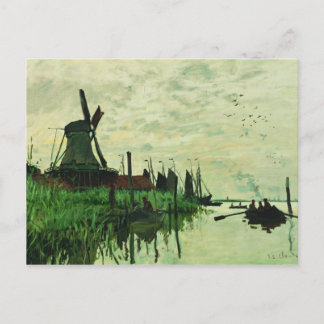 Carte Postale A Mill In Zandam 2 - Claude Monet - 1871