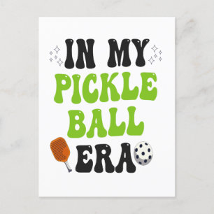 Carte Postale À mon ère PickleBall Cadeau drôle et funky pour sp
